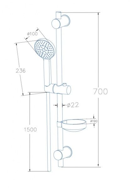 Набор смесителей Mixxen Оушен для ванной комнаты MXBZ0494