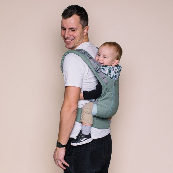 Ерго-рюкзак AIR X Бергамот Love & Carry зелений 