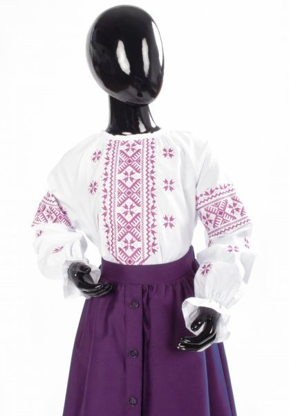 Блуза Эдельвика 91-21/09 р.134 белый 