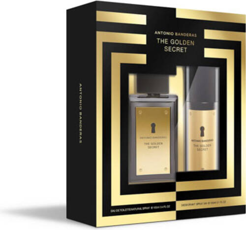 Набор для мужчин Antonio Banderas The Golden Secret 100x150 ml