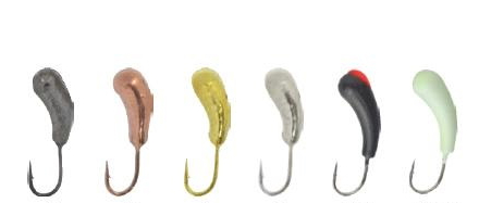 Мормышка Fishing ROI вольфрамовая Уралка с отверстием, 4MM 1,84GR DBK4