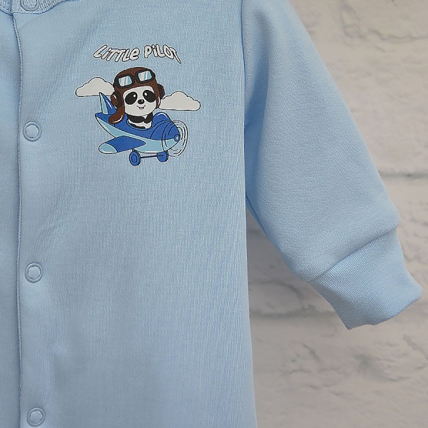 Человечек для мальчика Blanka Пилот р.74 голубой 110150 