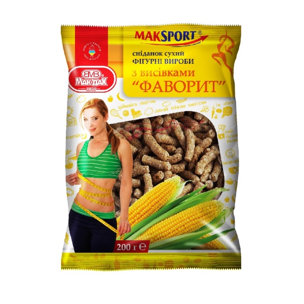 Хлібні палички МАК-ДАК висівки Фаворит 200 г