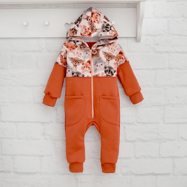 Ромпер для дівчинки Blanka Тваринки р.86 червоний 110354 