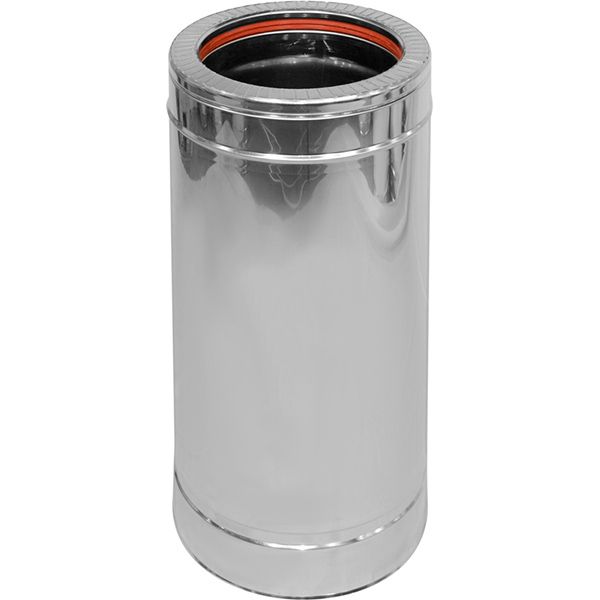 Труба дымоходная Versia-Lux двустенная н/н ф180/250 0.5 м VL