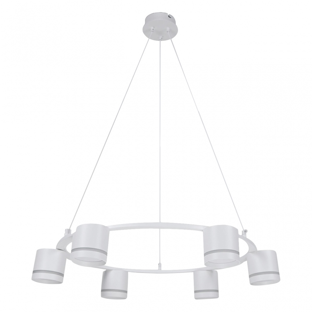 Люстра подвесная Hopfen STARK CL-1-133 R PD WH 6xGX53 белый