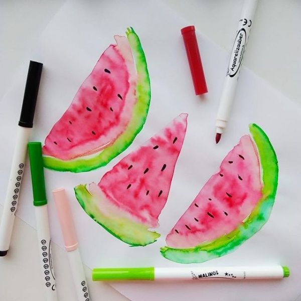 Набір фломастерів Malinos Aquarellzauber 12 шт.