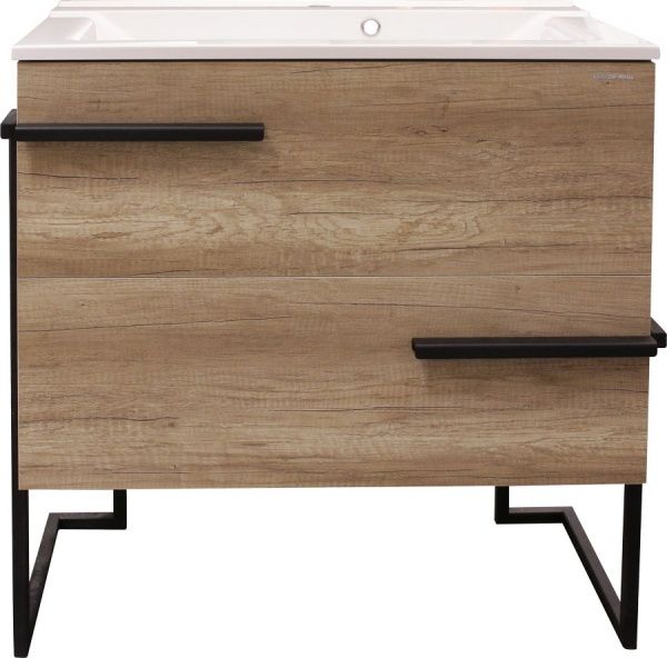 Тумба напольная Koller Pool напольная Neon 800 с умывальником GLR 80