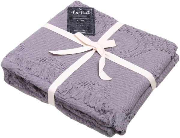 Плед Azores 130x170 см темно-серый La Nuit 