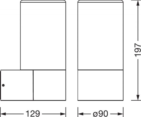 Бра Ledvance Endura Classic Pipe Wall E27 25 Вт IP44 темно-серый 