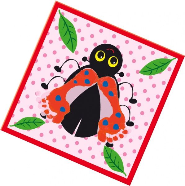 Набір для малювання SES Пальчикові фарби Відбиток 14419S