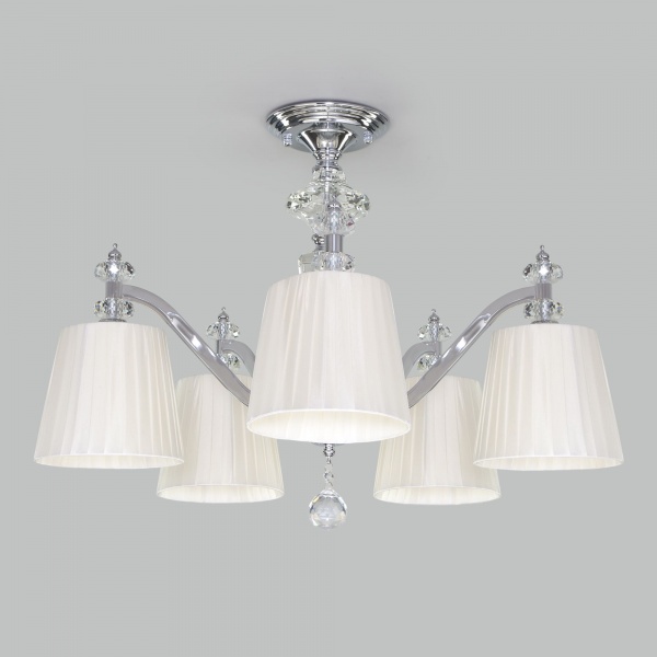 Світильник стельовий Strotskis Diva 5x40 Вт E14 хром 60122/5 