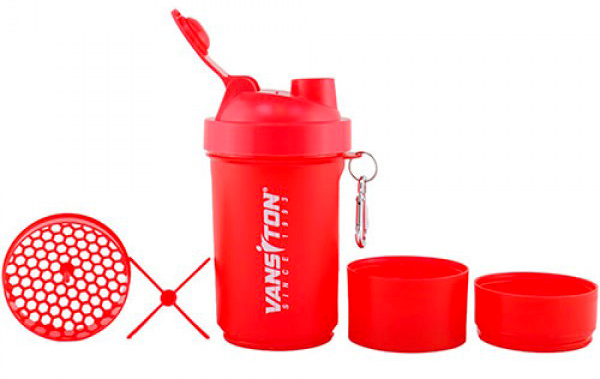 Шейкер 500 мл красный 698212 AW2324 Vansiton