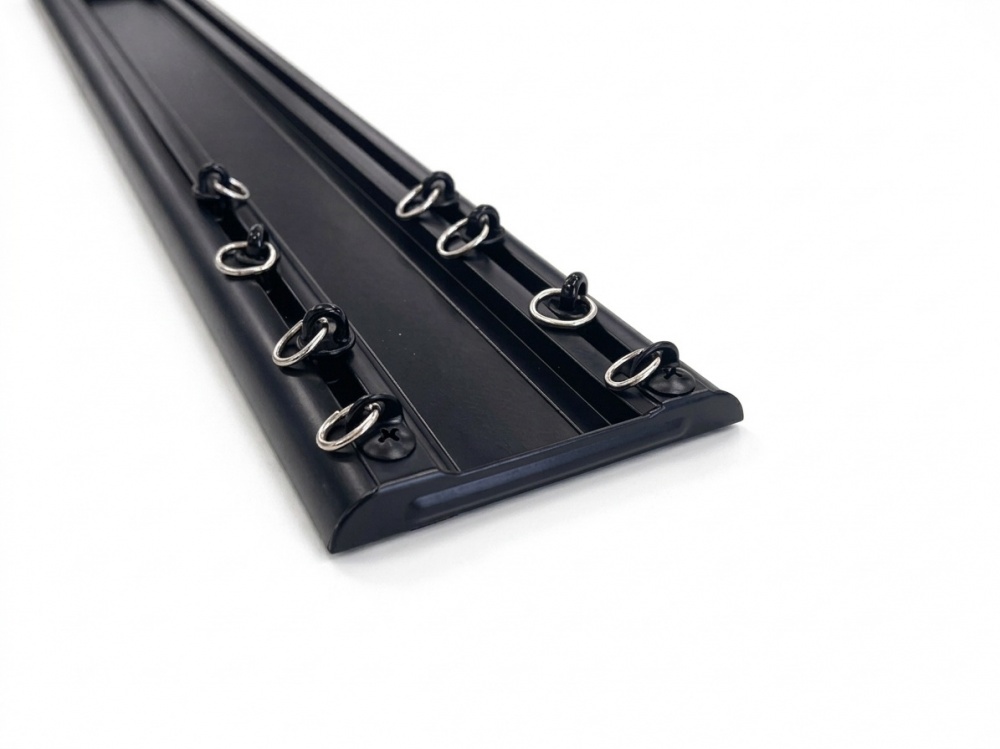 Карниз Karniz plus MS-2 двойной 150 см черный 1 шт.