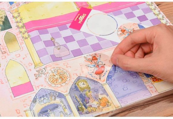 Набір наліпок Scribble Down Казка про принцесу, з онлайн-додатком (SD / 21)