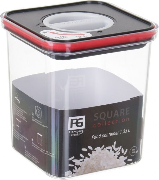 Ємність для сипучих Square 1,35 л Flamberg Premium