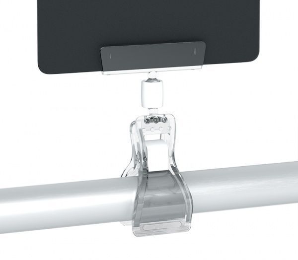 Крючок с держателем ценника пластиковый для торца полки FX 200