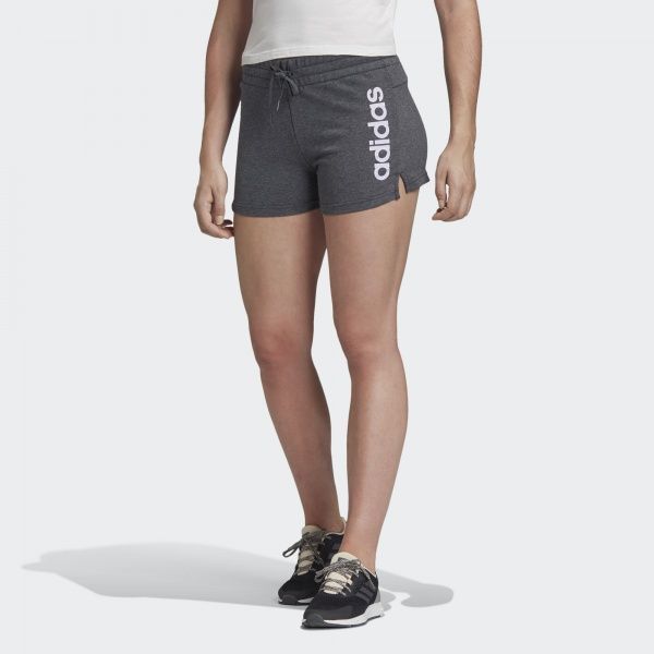 Шорты Adidas W E LIN SHORT FM6686 р. M серый