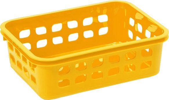 Кошик пластиковий Lamela 273 жовтий 60x250x355 мм