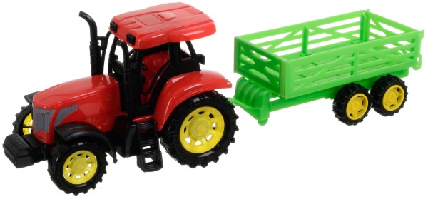 Ігровий набір Shantou х3 шт. фермерські трактори з причепами JY238848