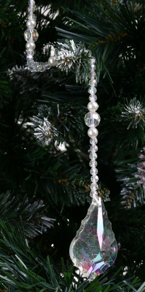 Бусы для елки DH8055520 6 м белый