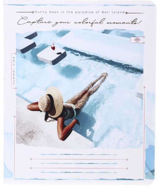 Тетрадь школьная 48 листов в клетку Айвори серия 4