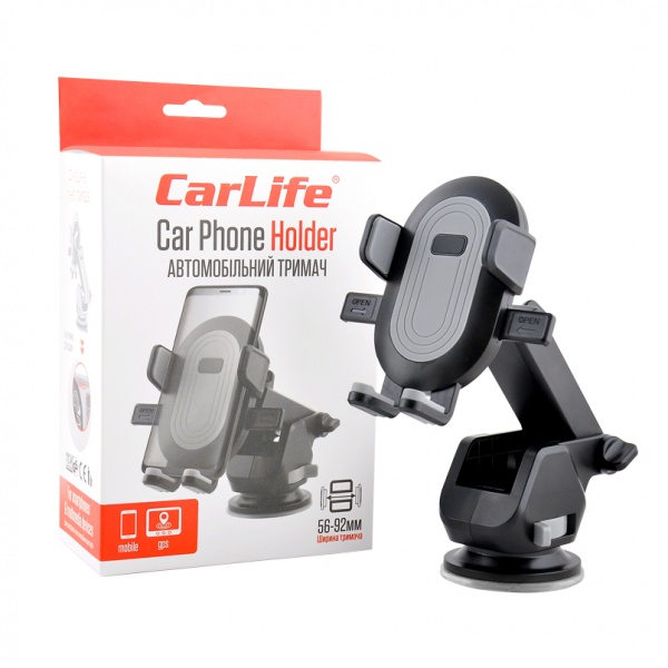 Тримач для телефона CarLife PH607 чорний