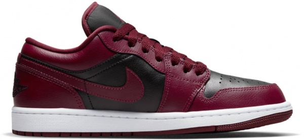 Кросівки Nike AIR JORDAN 1 LOW DC0774-006 р.38,5 US 7,5 24,5 см бордовий