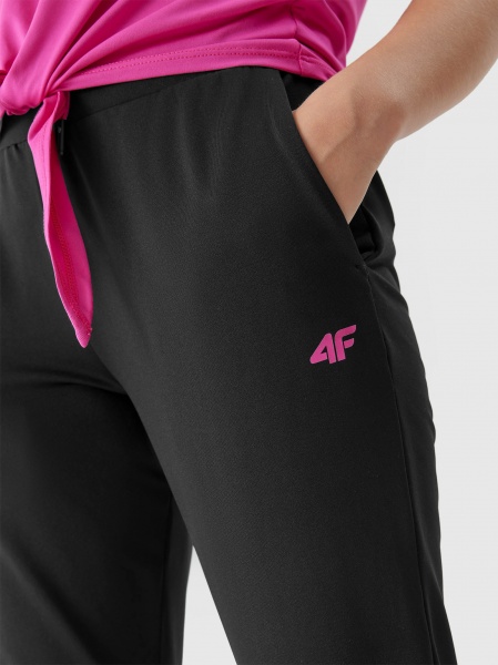 Брюки 4F TROUSERS FNK F328 4FJAW23TFTRF328-20S р. 158-164 черный