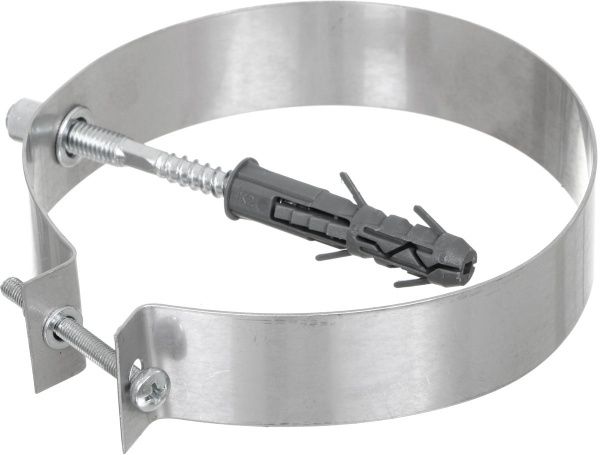 Скоба кріплення 1 мм нерж Ф120 мм LIRA-LTD 