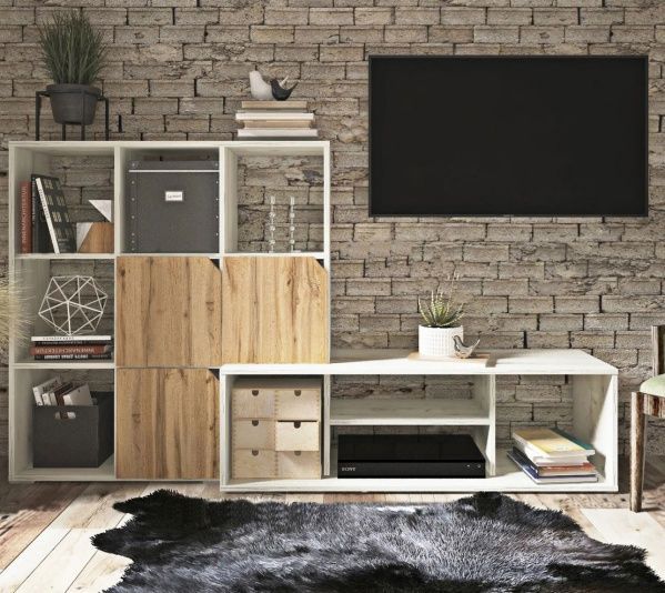 Стінка Комо 2000х400х1120 мм Lion дуб аппалачі 