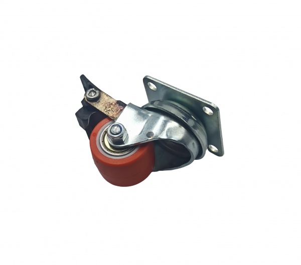 Ролик меблевий поворотний з фіксатором D35 Н54 Burak