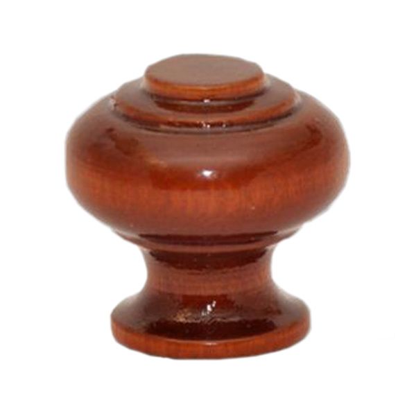 Меблева ручка дерев'яна №2 коричневий