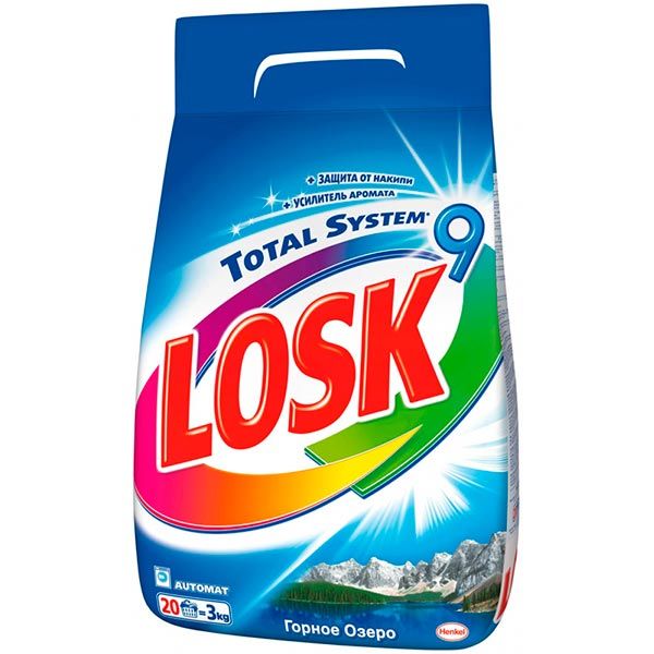 Пральний порошок Losk Гірське озеро 3 кг