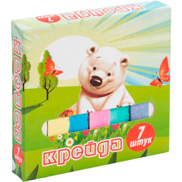 Мел школьный цветной 7 шт. 110702P iTEM