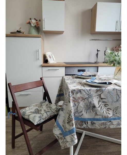 Скатерть Мира 136x180 см льняной Прованс 