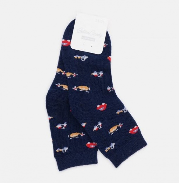 Носки детские для мальчиков Steven 138318 р. 23-25 темно-синий 