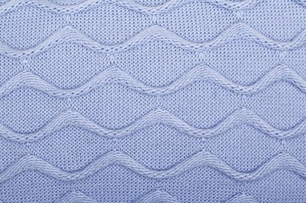 Подушка Хвиля 30x45 см блакитний 