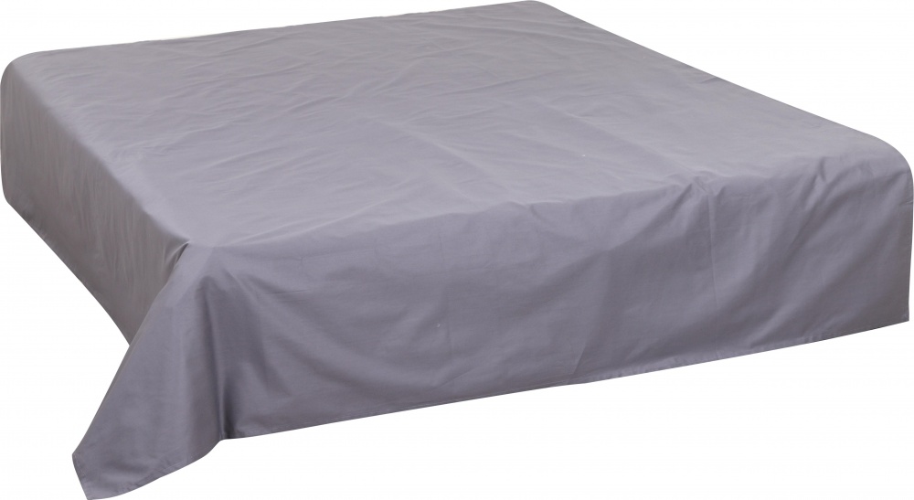 Простирадло 180x220 см темно-сірий La Nuit