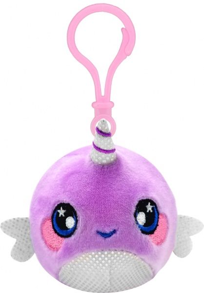 М'яка іграшка Squeezamals ароматна Нарвал Джой на кліпсі 6 см SQS00866J