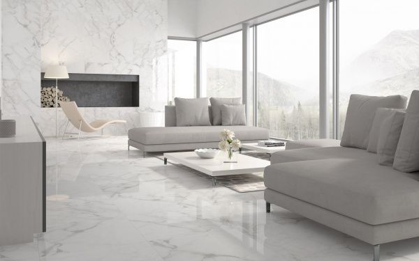 Плитка Golden Tile Calacatta extra білий Н90510 60,7x60,7 