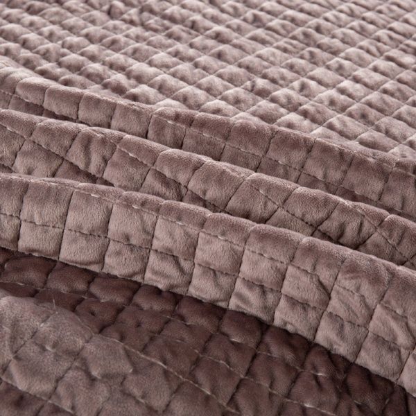 Покрывало Velvet Preston 240x260 см La Nuit тауп 