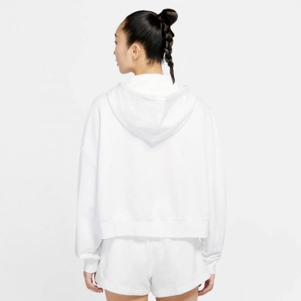 Джемпер Nike W NSW ICN CLSH FLC HOODIE FT CU5108-100 р. XL білий