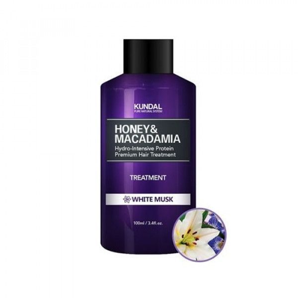 Маска-кондиционер Kundal Honey & Macadamia Белый мускус 100 мл