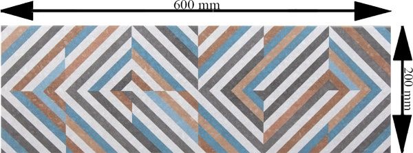 Плитка Opoczno Франческа страйпс сатін 20x60 см 