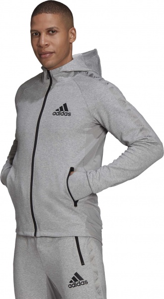Джемпер Adidas M MT FZ HD H28797 р. S сірий