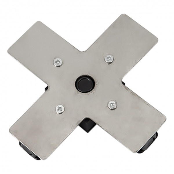 З’єднувач хрестовий Hopfen до шинопровода чорний TC 04 BK 