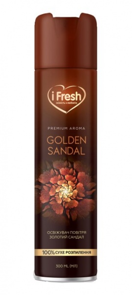 Освежитель воздуха I Fresh Golden Sandal 300 мл