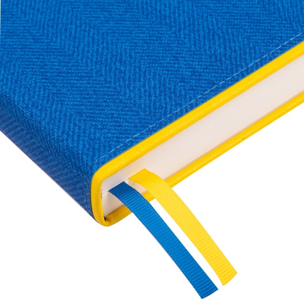 Щоденник датований Patriot II жовто-синій 368 стор. Leo Planner Unique A5 2024