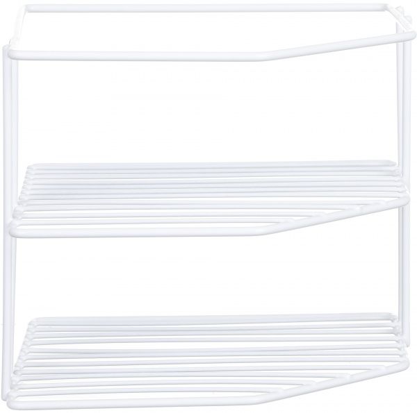 Полка угловая 198x232x238 мм белый